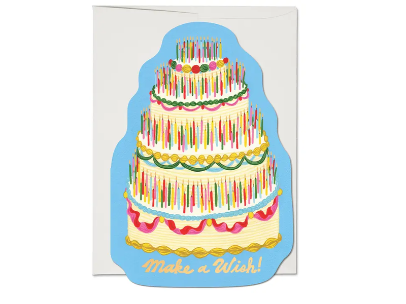 Red Cap Cards Make a Wish Card