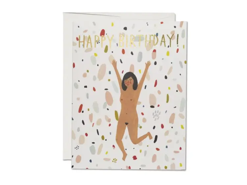 Red Cap Cards Birthday Suit birthday greeting card