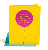 The Social Type Party Birthday Card