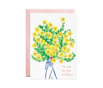 The Biggest Bouquet For Your Birthday Card