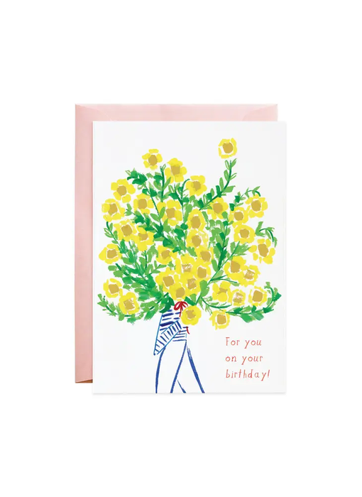 The Biggest Bouquet For Your Birthday Card