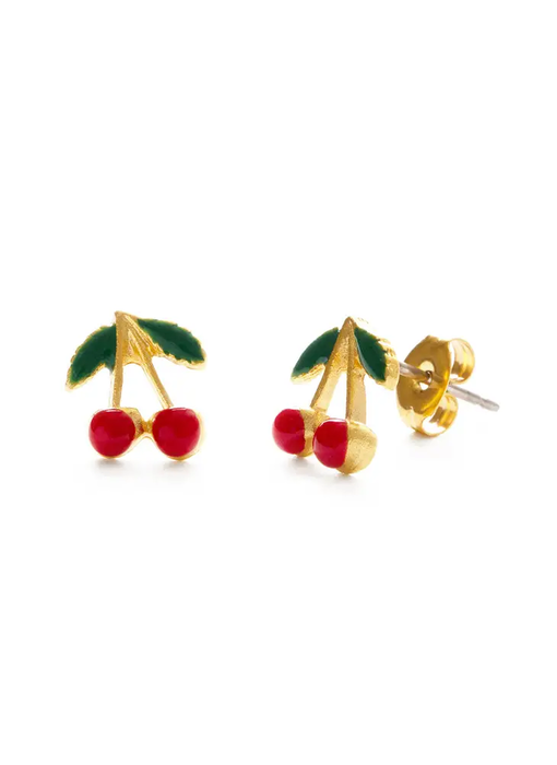 Cherry Stud Earrings