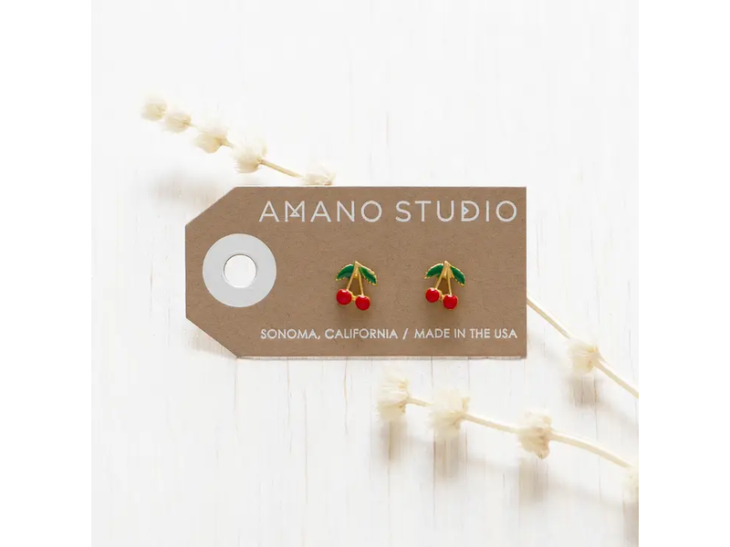 Amano Studio Cherry Stud Earrings