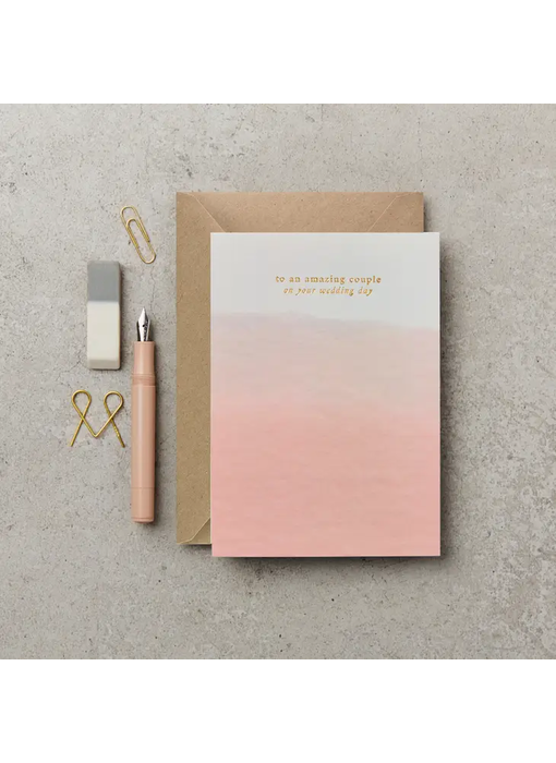 To An Amazing Couple Wedding Card