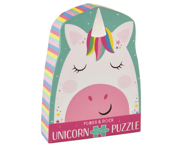 Rainbow Unicorn 12pc Shaped Jigsaw Puzzle