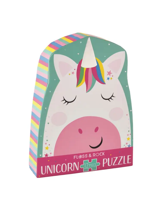 Rainbow Unicorn 12pc Shaped Jigsaw Puzzle