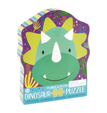Floss and Rock Dinosaur 12pc Shaped Jigsaw Puzzle