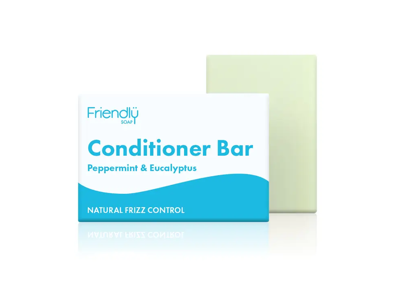 Friendly Soap Peppermint & Eucalyptus Conditioner Bar - Eco Friendly