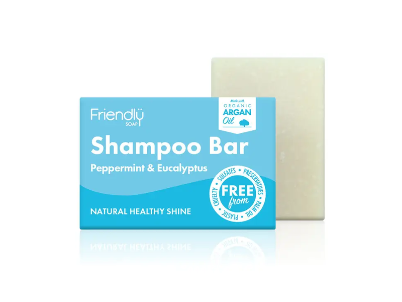 Friendly Soap Peppermint & Eucalyptus Shampoo Bar - Eco Friendly