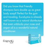 Friendly Soap Peppermint & Eucalyptus Shampoo Bar - Eco Friendly