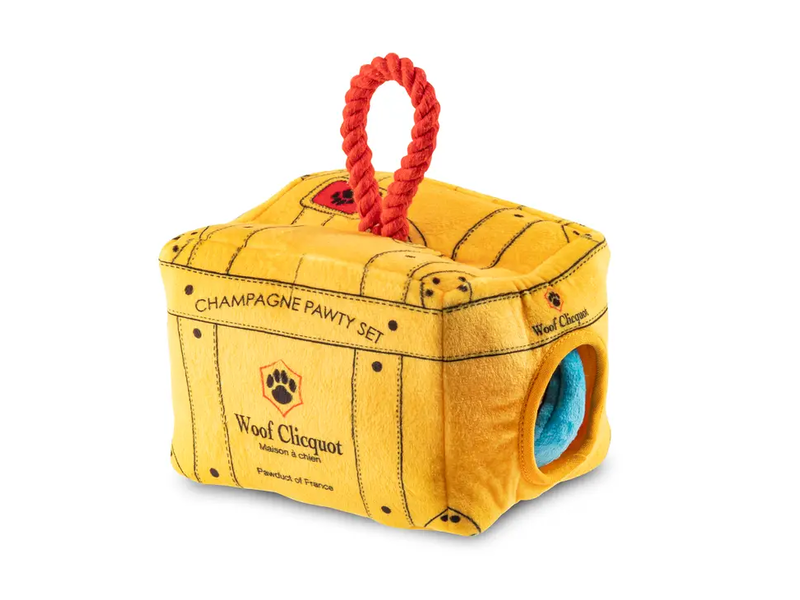 Haute Diggity Dog Woof Clicquot - Pawty Set Burrow Dog Toy