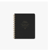 Fringe Studio Black Non-Dated Daily Planner