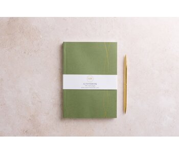 A5 Lined Notebooks - Mid Green