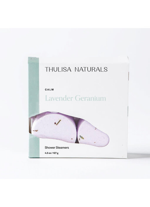 Lavender Geranium Shower Steamers | 4 Pack Gift Set