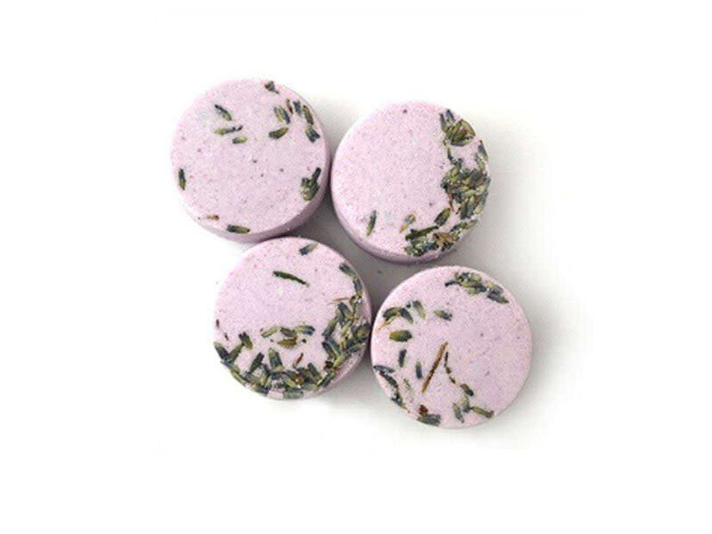 Thulisa Naturals | Bath + Body Lavender Geranium Shower Steamers | 4 Pack Gift Set
