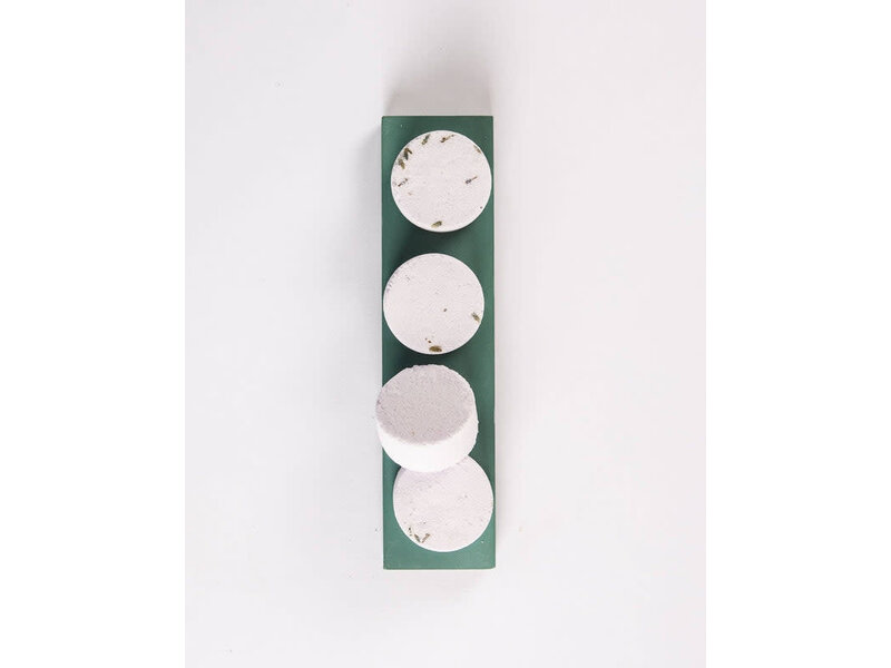 Thulisa Naturals | Bath + Body Lavender Geranium Shower Steamers | 4 Pack Gift Set