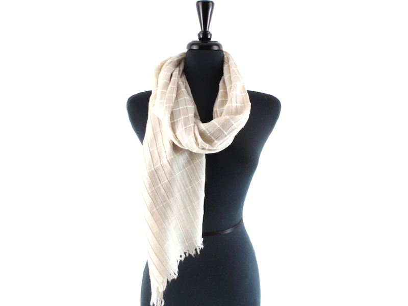 pretty persuasions Sunset Canyon Scarf Ivory