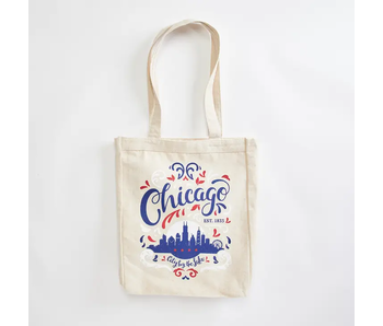 Chicago City by the Lake Natural Tote Bag