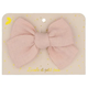 Princess big bow hair clip - Pink linen
