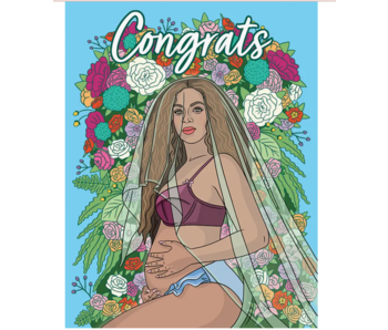 Beyonce Congrats On Your Bey-B Baby Card