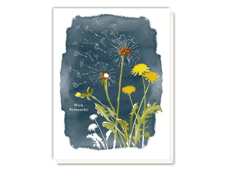 Driscoll Design Dandelions Sympathy Card