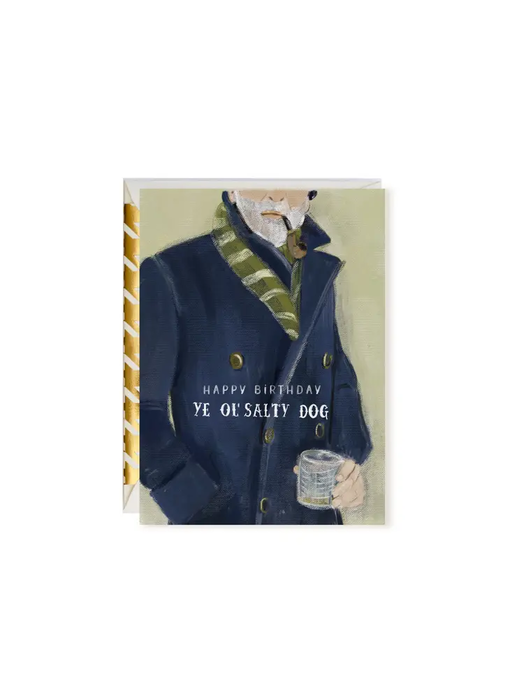 Happy Birthday Ye Ol' Salty Dog Greeting Card