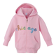 Pink hoodie w/ "Chicago" rainbow thread