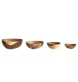 Bloomingville Acacia Wood Bowl, Set of 4