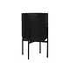 Metal Planter with Stand, Black