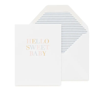 Hello Sweet Baby Card
