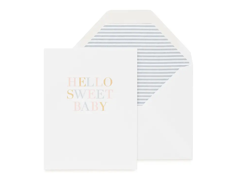 Sugar Paper Hello Sweet Baby Card