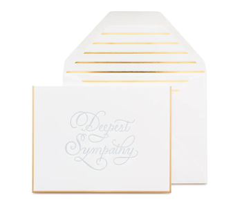 Traditional Deepest Sympathy Card