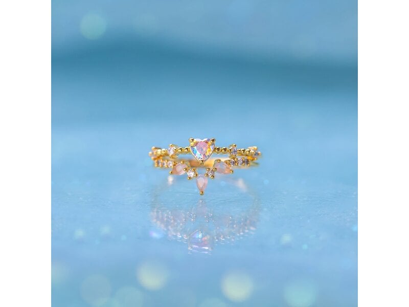 Girls Crew One Sweet Love Rings - Gold