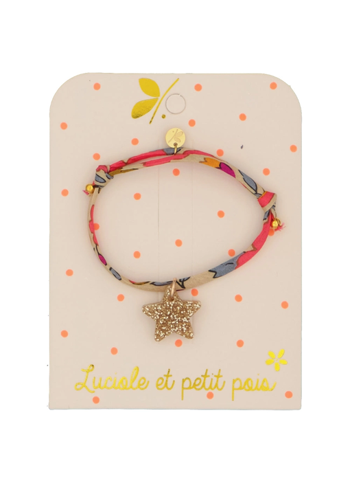 Liberty Bracelet - Betsy Fluorescent Tea (Gold Star)