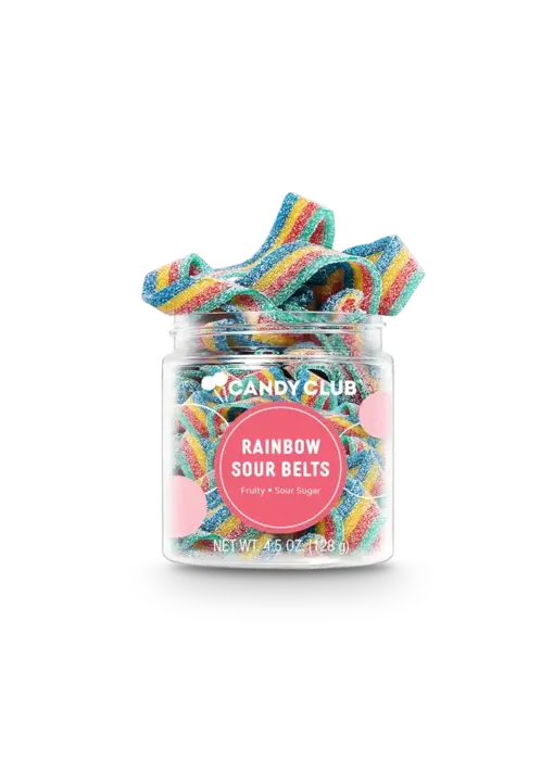 Rainbow Sour Belt Candies
