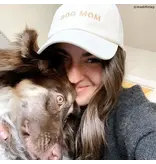 Lucy & Co. Dog Mom Hat : Ivory