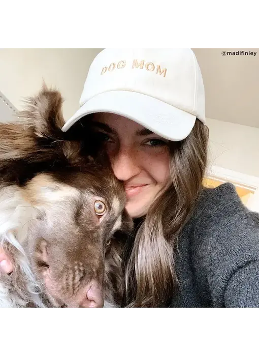Dog Mom Hat : Ivory