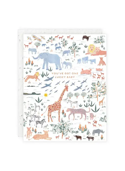 Lucky Baby - Baby Card