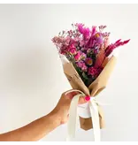 House of Lilac Chic Dried Flower Bouquet: Pink ombre