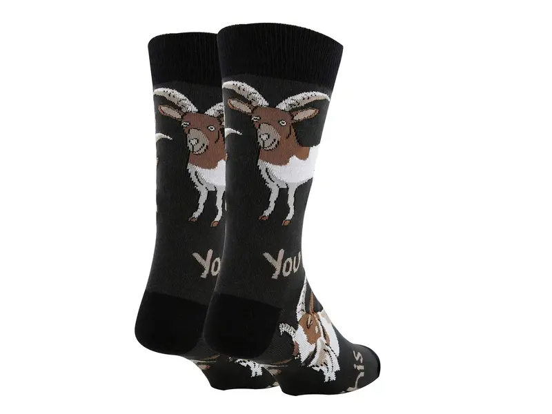 Oooh Yeah Socks! You Goat This | Men's Funny Cotton Crew Socks