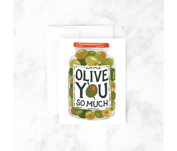 Olive You Card