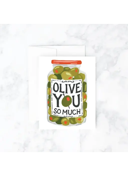 Olive You Card