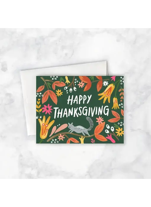 Thanksgiving Mums Card