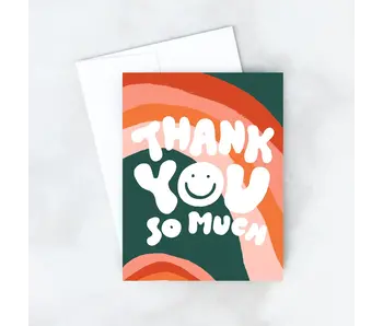 Wavy Thank You Card