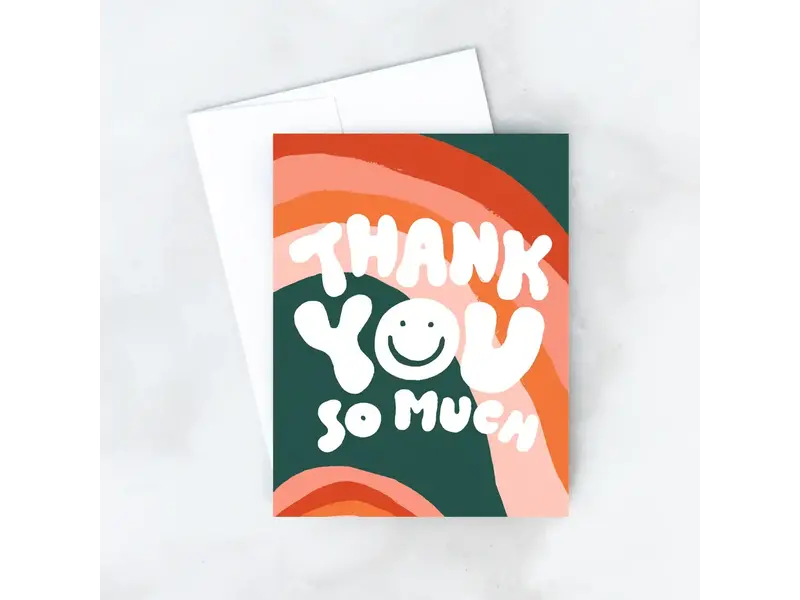 Idlewild Wavy Thank You Card