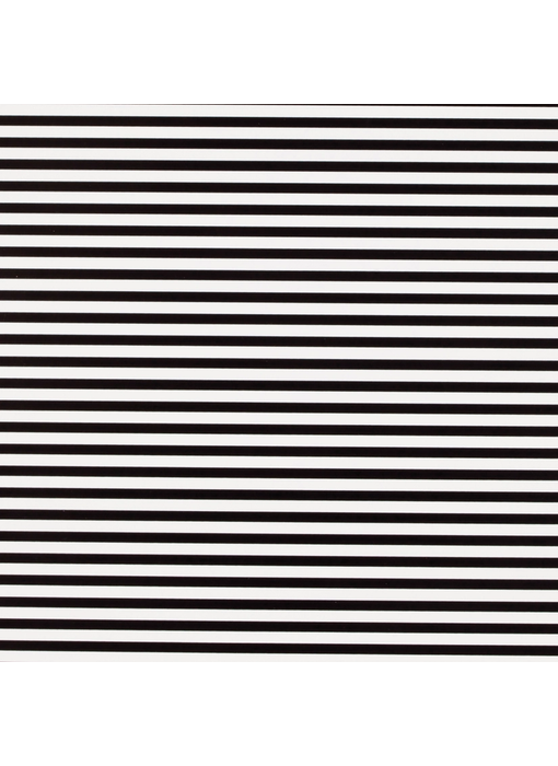 Black White Stripe Gift Wrap - Roll