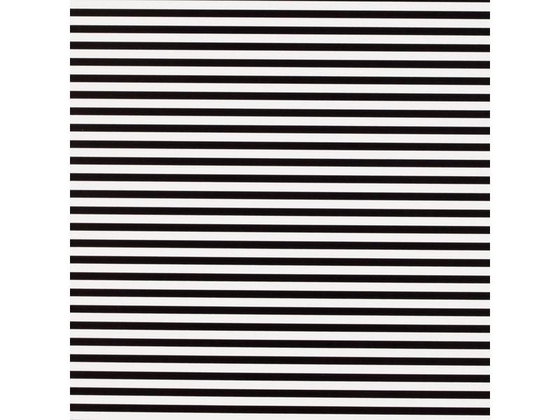 Jillson & Roberts Black White Stripe Gift Wrap - Roll
