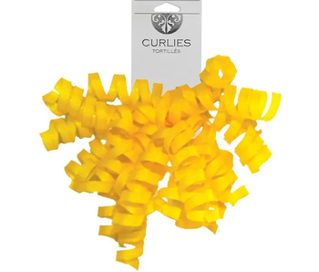 Yellow Grosgrain Bow - Curlie