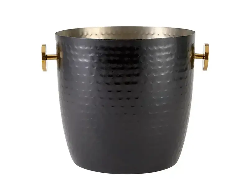 Santa Barbara Design Studio by Creative Brands Black Hammered Champagne Bucket