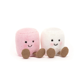 JellyCat Inc Amuseables Pink and White Marshmallows